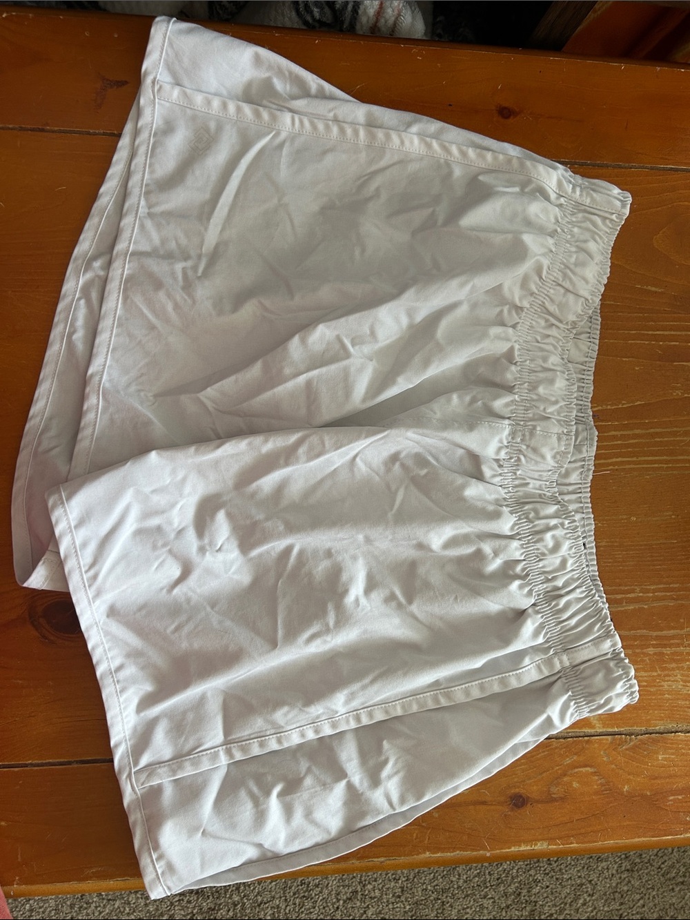 ZELOS Women's Athletic Shorts in White